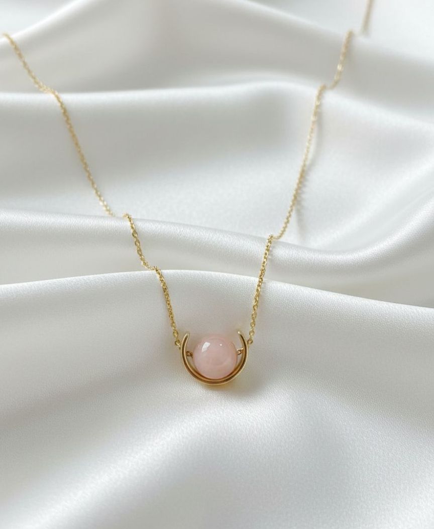 October - Andean Opal Necklace Gold