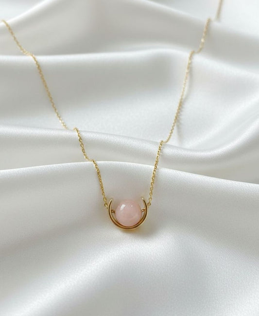 October - Andean Opal Necklace Gold